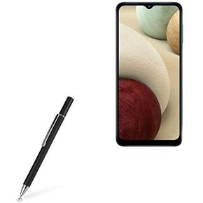 BoxWave Stylus Pen Compatible with Samsung Galaxy A12 - FineTouch Capacitive Stylus, Super Precise Stylus Pen for Samsung Galaxy A12 - Jet Black