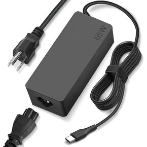 65W USB-C Laptop Charger Replacement for Lenovo Laptop Charger 45W, Compatible for Lenovo ThinkPad/Yoga/Chromebook-Type C Laptop Charger,fit for Lenovo Laptop Charger Model ADLX65YDC2A