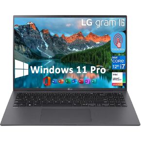 LG أحدث كمبيوتر محمول Gram للأعمال، شاشة لمس WQXGA مقاس 16 بوصة، Intel 12-Core i7-1360P (حتى 5 جيجاهرتز)، 16 جيجابايت DDR5، 4 تيرابايت SSD، Wi-Fi 6E، لوحة مفاتيح بإضاءة خلفية، Windows 11 Pro، مع ترخيص Microsoft Office مدى الحياة in Kuwait