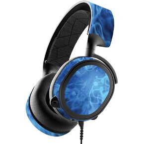 MightySkins Skin for SteelSeries Arctis 3 - Blue Mystic Flames | Protective, Durable, and Unique Vinyl Decal wrap cover | Easy To Apply, Remove, and Change Styles | Made in the USA