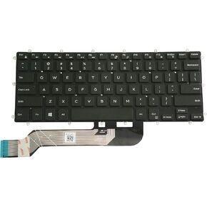 No Frame Keyboard for Dell Inspiron 5368 5378 5370 5379 5568 5578 5579 7368 7370 7373 7375 7378 7460 7466 7467 7560 7569 7570 7572 7573 7579 Laptop (Backlight)
