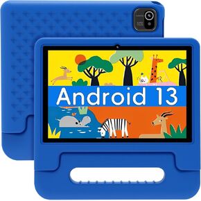 تابلت ApoloSign للأطفال بشاشة كبيرة 10.1 بوصة ونظام تشغيل Android 13 وذاكرة وصول عشوائي سعتها 2 جيجابايت وذاكرة وصول عشوائي 32 جيجابايت أدوات تحكم أبوية مدمجة (أزرق داكن) in Kuwait