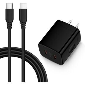 25W Samsung Fast Charger Block Type C Adapter Plug 6FT USB C Cable for Samsung Galaxy Z Flip6 Fold6 A35 5G A15 S24 Ultra A54 A55 A25 A14 S23FE A13 A53 S22,Motorola Edge 2024,G Stylus 5G 2024,iPhone 15