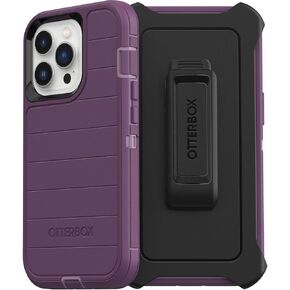 OtterBox Defender Series Case for Apple iPhone 13 Pro,Synthetic Rubber,Kickstand - Non-Retail Packaging (Happy Purple)