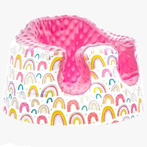 Seat Cover Compatible with Bumbo Seat, Cotton Soft Cozy Bumbo Seat Cover, Breathable Baby Floor Seat Cover for Baby Boy Girl Infant, Washable, Only Compatible with Bumbo Seat