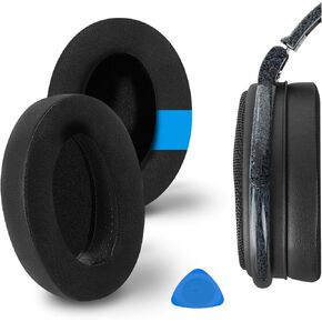 Geekria Sport Cooling-Gel Replacement Ear Pads for Sennheiser HD525 HD535 HD545 HD565 HD580 HD600 HD650 HD660S Headphones Ear Cushions, Headset Earpads, Ear Cups Cover Repair Parts (Black)