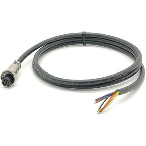GX12 5 Pin Aviation Connector 12mm Female Head Single Ended Socket Cable 1 Meter