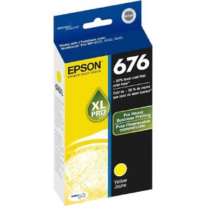 EPSON 676 DURABrite Ultra Ink High Capacity Black Cartridge (T676XL120-S) Works with WorkForce Pro WP-4010, WP-4020, WP-4023, WP-4090, WP-4520, WP-4530, WP-4533, WP-4540, WP-4590
