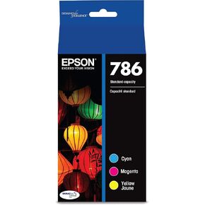 EPSON 786 DURABrite Ultra Ink Standard Capacity Color Combo Pack (T786520-S) Works with WorkForce WF-5110, WF-5190, WF-5620, WF-5690
