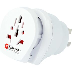 SKROSS Reiseladegerät + Adapter-Set weiß
