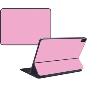 MightySkins Skin Compatible with Apple iPad Pro Smart Keyboard 11" (2018) - Solid Pink - Protective, Durable and Unique Vinyl Decal wrap Cover - Easy to Apply and Change Styles - Made in The USA