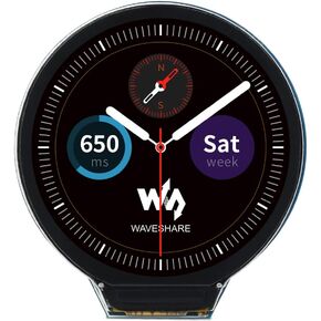 Waveshare RP2040 MCU Board with 1.28inch Round LCD Accelerometer and Gyroscope Sensor