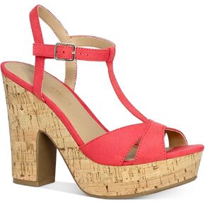 حذاء نسائي من Sun + Stone Jamie Cork ذو أربطة برتقالي 9.5 متوسط ​​(B,M) in Kuwait