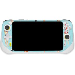 MightySkins Glossy Glitter Skin Compatible With Logitech G Cloud Gaming Handheld - Upstream | Protective, Durable High-Gloss Glitter Finish | Easy to Apply, Remove, and Change Styles | Made in The USA