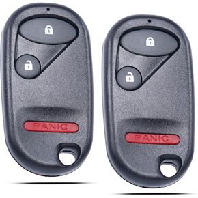Key Fob Replacement Fits for 2002 2003 2004 2005 Honda Civic SI CRV / 2004-2011 Honda Element (FCC ID: OUCG8D-344H-A) Keyless Entry Remote Control PN:72147-S5T-A01 315 MHZ 3 Buttons Set of 2