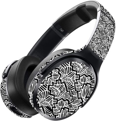 MightySkins Carbon Fiber Skin for Skullcandy Crusher ANC - Abstract Black | Protective, Durable Textured Carbon Fiber Finish | Easy to Apply, Remove, and Change Styles | Made in The USA in Saudi Arabia
