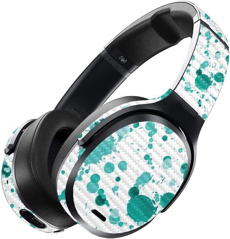 MightySkins Carbon Fiber Skin for Skullcandy Crusher ANC - Abstract Black | Protective, Durable Textured Carbon Fiber Finish | Easy to Apply, Remove, and Change Styles | Made in The USA in Saudi Arabia