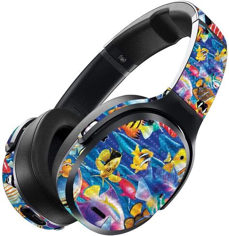 MightySkins Carbon Fiber Skin for Skullcandy Crusher ANC - Abstract Black | Protective, Durable Textured Carbon Fiber Finish | Easy to Apply, Remove, and Change Styles | Made in The USA in Saudi Arabia