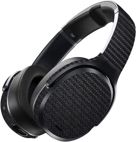 MightySkins Carbon Fiber Skin for Skullcandy Crusher ANC - Abstract Black | Protective, Durable Textured Carbon Fiber Finish | Easy to Apply, Remove, and Change Styles | Made in The USA in Saudi Arabia
