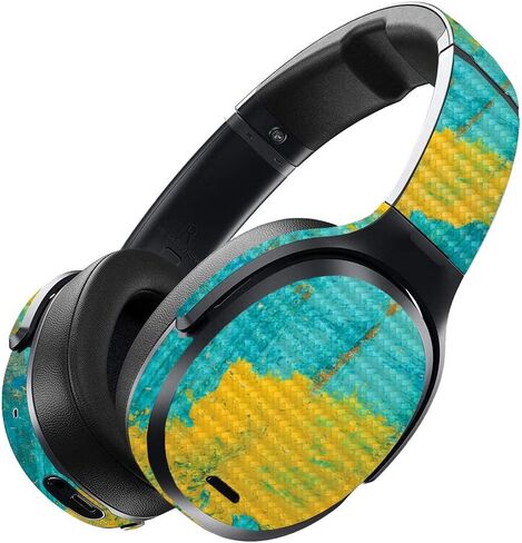 MightySkins Carbon Fiber Skin for Skullcandy Crusher ANC - Abstract Black | Protective, Durable Textured Carbon Fiber Finish | Easy to Apply, Remove, and Change Styles | Made in The USA in Saudi Arabia
