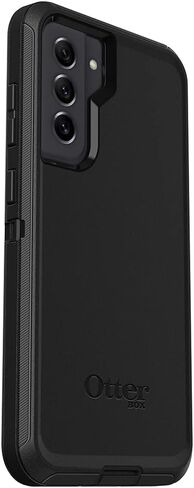 OtterBox Galaxy S21 FE 5G (Only) Defender Series Case - BLACK, rugged & durable, with port protection, includes holster clip kickstand in Saudi Arabia
