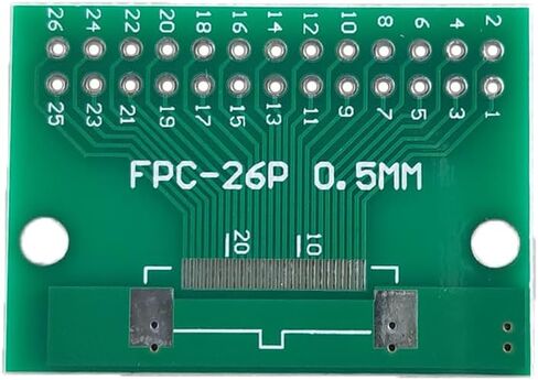 2 قطعة FFC FPC PCB محول مجلس 24 دبوس 1 مللي متر 0.5 مللي متر الملعب إلى Dip 2.54 مللي متر ل FCC كابل زوجين تمديد محول in Kuwait