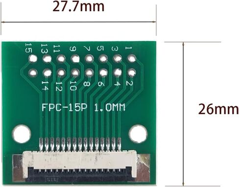 2 قطعة FFC FPC PCB محول مجلس 24 دبوس 1 مللي متر 0.5 مللي متر الملعب إلى Dip 2.54 مللي متر ل FCC كابل زوجين تمديد محول in Kuwait