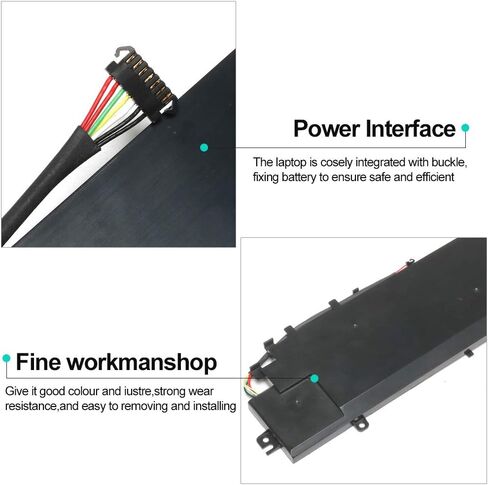 LQM® 7.4V 48Wh بطارية الكمبيوتر المحمول L13M4P01 الجديدة لجهاز Lenovo Erazer Y40-70AT-IFI L13L4P01 L13C4P01 in Kuwait