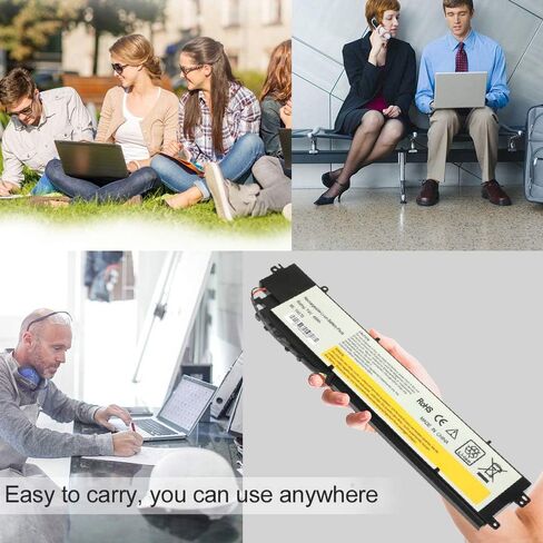 LQM® 7.4V 48Wh بطارية الكمبيوتر المحمول L13M4P01 الجديدة لجهاز Lenovo Erazer Y40-70AT-IFI L13L4P01 L13C4P01 in Kuwait