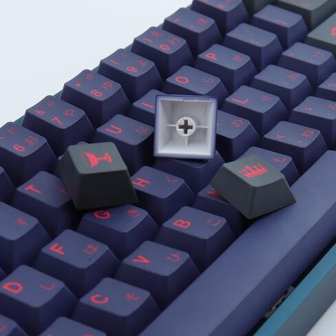 Hyekit PBT Keycaps، 134 مفتاحًا تغيير أغطية المفاتيح Arthur Dye-Sublimation 6.25u 7u Spacebar Cherry Profile أغطية مفاتيح يابانية مخصصة لـ Cherry Gateron MX Switches لوحات المفاتيح الميكانيكية in Saudi Arabia