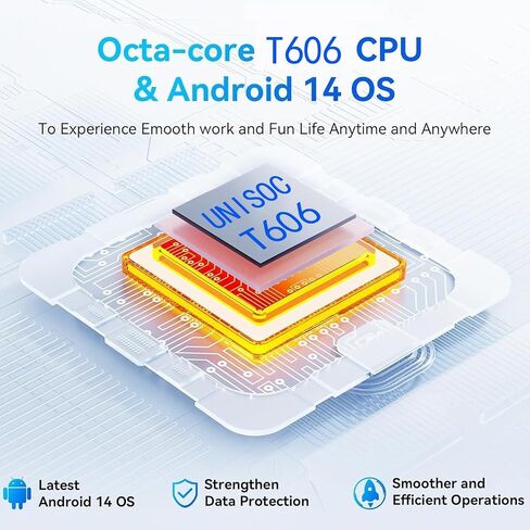2024 Android 14 Tablet, 10.1 inch 4G Cellular Tablets with Dual Sim Slot, 14GB RAM(8+6 Virtual)+128GB ROM 1TB Expand, Octa-Core, 8+13MP Dual Camera,1280x800 Incell Screen, 5G WIFI, 7000mAh Battery in Saudi Arabia
