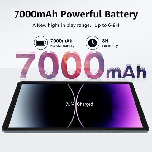 2024 Android 14 Tablet, 10.1 inch 4G Cellular Tablets with Dual Sim Slot, 14GB RAM(8+6 Virtual)+128GB ROM 1TB Expand, Octa-Core, 8+13MP Dual Camera,1280x800 Incell Screen, 5G WIFI, 7000mAh Battery in Saudi Arabia