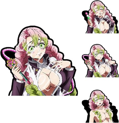 3D Motion Anime Car Decals Waterproof Stickers Anime Bumper Stickers for Car Automotive Laptop Window Ipad Skateboard Kids in Saudi Arabia