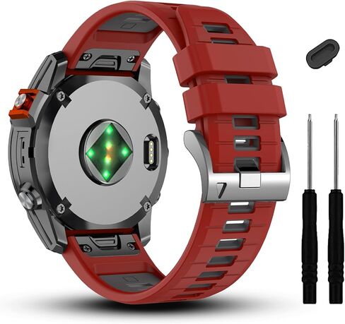 20 ملم متوافق مع سوار ساعة Garmin Fenix ​​7S 7S Pro 6S 6S Pro 5S 5S Plus، أشرطة سيليكون ناعمة لساعة Approach S70 42mm/Descent Mk3 - 43mm/epix Pro 42MM الذكية in Kuwait