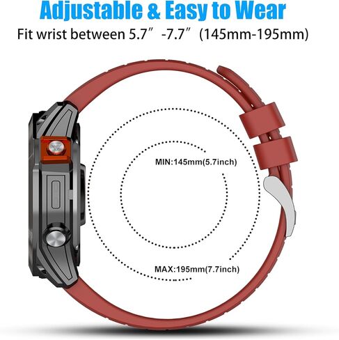 20 ملم متوافق مع سوار ساعة Garmin Fenix ​​7S 7S Pro 6S 6S Pro 5S 5S Plus، أشرطة سيليكون ناعمة لساعة Approach S70 42mm/Descent Mk3 - 43mm/epix Pro 42MM الذكية in Kuwait