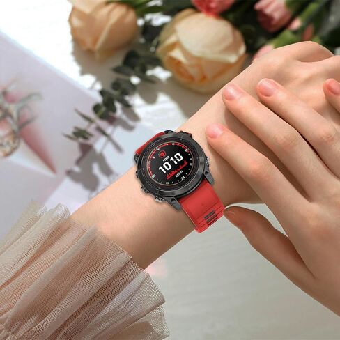 20 ملم متوافق مع سوار ساعة Garmin Fenix ​​7S 7S Pro 6S 6S Pro 5S 5S Plus، أشرطة سيليكون ناعمة لساعة Approach S70 42mm/Descent Mk3 - 43mm/epix Pro 42MM الذكية in Kuwait