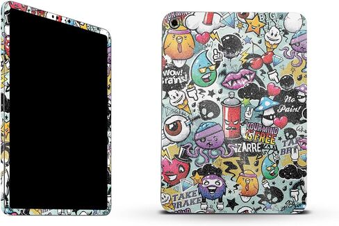 MightySkins Glossy Glitter Skin Compatible with Apple iPad 10.9" 10th Gen (2022) Full Wrap Kit - Oddballs | Protective, Durable High-Gloss Glitter Finish | Easy to Apply | Made in The USA in Saudi Arabia