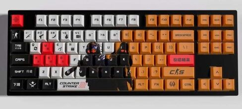Counter Strike Key Caps - Cherry MX Keyboard Switch - Full Set - Sublimation Dye - Spacebar 6.25u in Saudi Arabia