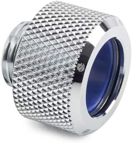 Bitspower G1/4" تركيب متعدد الوصلات متقدم، للأنابيب الصلبة مقاس 14 مم OD، فضي لامع in Kuwait