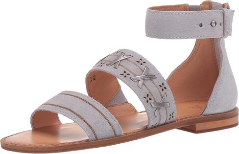 Frye and Co. Women's Evie Whipstitch 2 Band Sandal Flat in Saudi Arabia