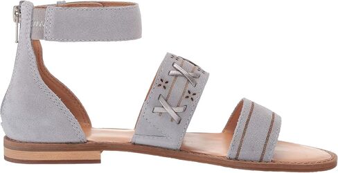 Frye and Co. Women's Evie Whipstitch 2 Band Sandal Flat in Saudi Arabia