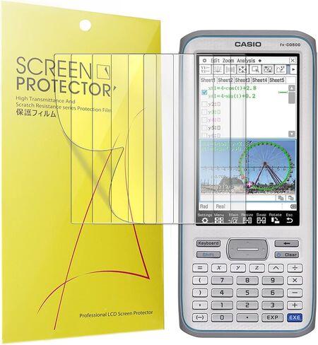 Compatible for Ca-sio FX-CG500 Screen Protector, [6 Pack] Premium High Definition Ultra HD Film Compatible with Ca-sio FX-CG500 (6 pack) in Saudi Arabia