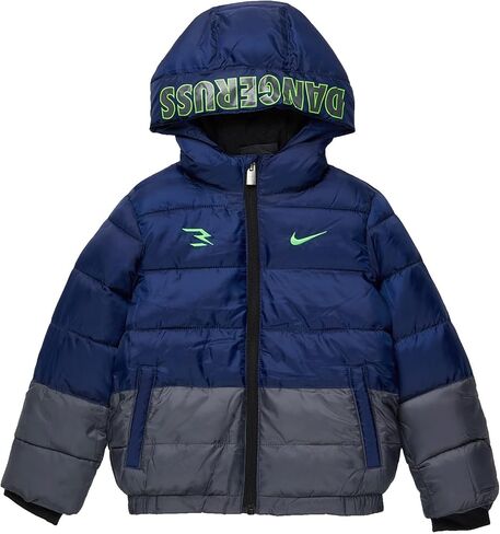 Nike 3BRAND Baby Boy's Sideline Puffer (Toddler) Blue Void 3T (Toddler) in Saudi Arabia