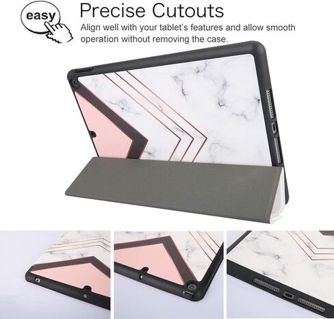 حافظة Hi Space iPad 9th 8th الجيل السابع iPad 10.2 حافظة 2021 2020 2019 Teal Mountain مع حامل قلم رصاص، غطاء مقاوم للصدمات بألوان مائية ومناظر طبيعية لإيقاظ النوم التلقائي لـ A2270 A2428 A2429 A2197 A2198 A2200 in Kuwait