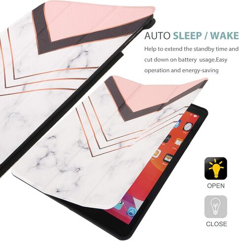 حافظة Hi Space iPad 9th 8th الجيل السابع iPad 10.2 حافظة 2021 2020 2019 Teal Mountain مع حامل قلم رصاص، غطاء مقاوم للصدمات بألوان مائية ومناظر طبيعية لإيقاظ النوم التلقائي لـ A2270 A2428 A2429 A2197 A2198 A2200 in Kuwait