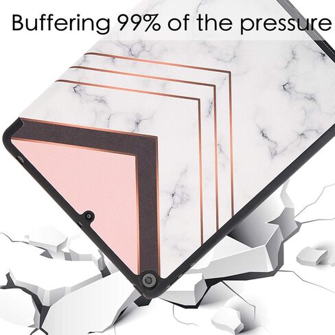 حافظة Hi Space iPad 9th 8th الجيل السابع iPad 10.2 حافظة 2021 2020 2019 Teal Mountain مع حامل قلم رصاص، غطاء مقاوم للصدمات بألوان مائية ومناظر طبيعية لإيقاظ النوم التلقائي لـ A2270 A2428 A2429 A2197 A2198 A2200 in Kuwait