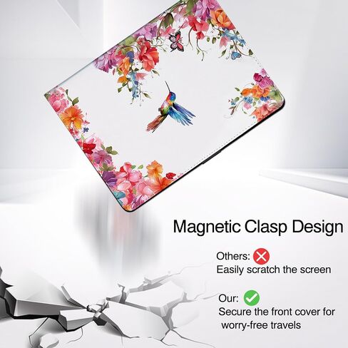 Case for New iPad Pro 12.9 2020/2018 with Pen Holder[Support 2nd Pencil Charging], Full Body Protective Cover Case for iPad 12.9, Hummingbird in Saudi Arabia