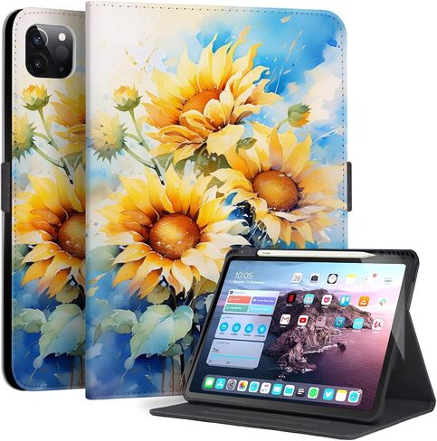 Case for New iPad Pro 12.9 2020/2018 with Pen Holder[Support 2nd Pencil Charging], Full Body Protective Cover Case for iPad 12.9, Hummingbird in Saudi Arabia