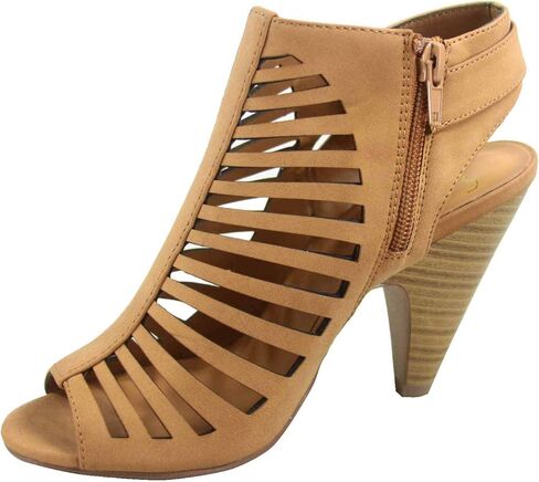 FZ-Shaky-s Women's Sexy Strappy Peep Toe Slingback Buckle Chunky Heel Sandal Shoes in Saudi Arabia