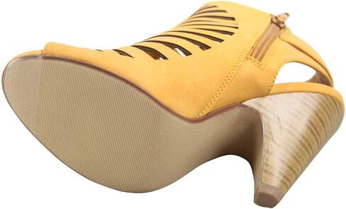 FZ-Shaky-s Women's Sexy Strappy Peep Toe Slingback Buckle Chunky Heel Sandal Shoes in Saudi Arabia